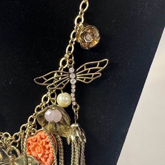 Lucky Brand Gold Necklace with Colorful Charms - Picture 9 of 14